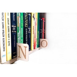 Alfabetyczne rozdzielacze do książek z wypustką