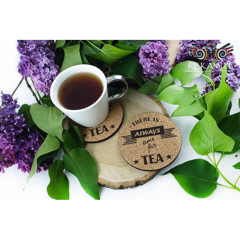 Cork tea pads - There is always time for tea