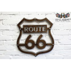 Prezent dla motocyklisty - Emblemat Route 66