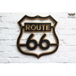 Wall decoration. A gift for a motorcyclist. Route 66.