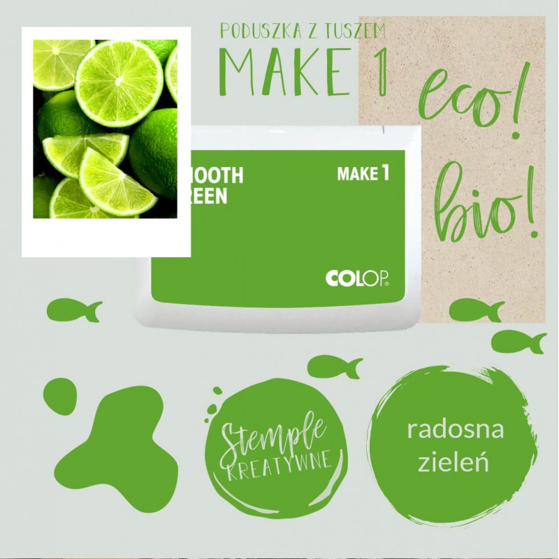 Ink Pad Make 1 - Color Smooth Green